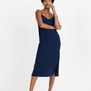 Madewell Eva Blue Slip Dress